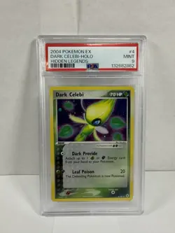 Pokemon Dark Celebi 4 Hidden Legends Holo PSA 9 - Image 1
