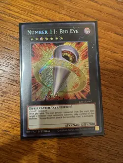 number 11 big eye Ra04-en062 Nm Secret Rare Yugioh - Image 1
