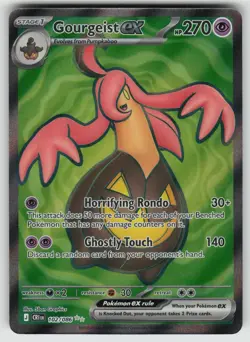 Gourgeist ex 102/086 Ultra Rare Chaos Rising Pokemon Holo Near Mint - Image 1