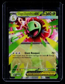 Pokemon tcg Ascended Heroes Mega Meganium ex #034 MEP Black Star Promo - Image 1