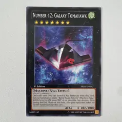 Number 42: Galaxy Tomahawk - PRIO-EN092 | 1st Edition Rare NM YuGiOh - Image 1