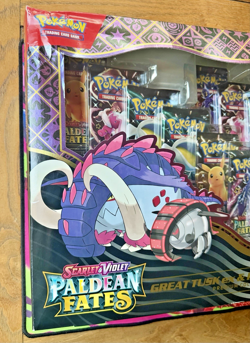 Pokemon TCG PALDEAN FATES Great Tusk Iron Treads Ex Premium Collection Cards - Image 3