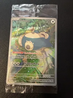Snorlax - SVP051 - Scarlet & Violet 151 ETB Promo Sealed Near Mint Pokemon TCG - Image 1