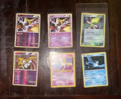 Pokemon TCG 6 Card Lot Mew Dark Celebi Jirachi Articuno - Image 1