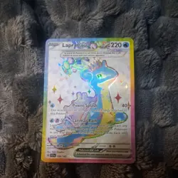 Lapras ex 158/142 Pokemon SV07: Stellar Crown Ultra Rare NM - Image 1