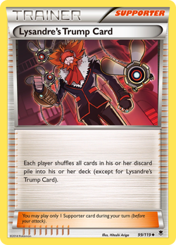 Lysandre's Trump Card 99/119 Uncommon | Phantom Forces | Pokemon Card - Image 1