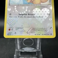 Eevee RC14/RC25 Holo Legendary Treasures Radiant Collection Pokemon Card - Image 3