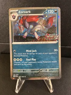 Pokemon White Flare Zoroark White Flare Stamp 062/086 - NM Near Mint - Image 1