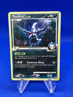 2009 Pokemon Rising Rivals Darkrai G LV.58 3/111 Holo Rare W/ Swirl MP - Image 1