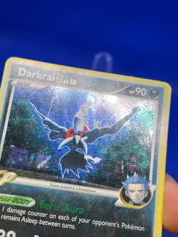 2009 Pokemon Rising Rivals Darkrai G LV.58 3/111 Holo Rare W/ Swirl MP - Image 3