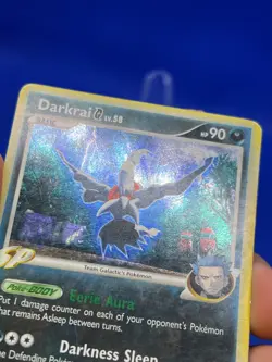 2009 Pokemon Rising Rivals Darkrai G LV.58 3/111 Holo Rare W/ Swirl MP - Image 4