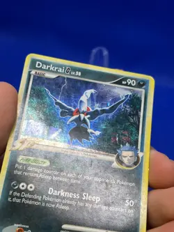 2009 Pokemon Rising Rivals Darkrai G LV.58 3/111 Holo Rare W/ Swirl MP - Image 5