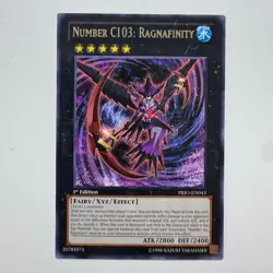 Number C103: Ragnafinity - PRIO-EN043 | 1st Edition Rare NM YuGiOh - Image 1
