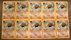 Pokemon TCG Kabuto 1st Edition 50/62 Fossil Set 1999 – Lot of 10 Cards Clean! - Image 1