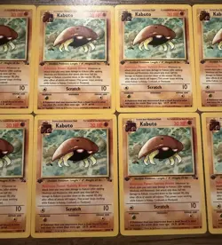 Pokemon TCG Kabuto 1st Edition 50/62 Fossil Set 1999 – Lot of 10 Cards Clean! - Image 3