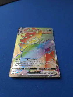 Pokemon Galarian Slowking VMAX Rainbow Secret Rare Full Art Holo 207/198 NM - Image 4