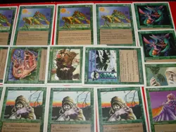 MTG 16x 4th edition scavenger folk cat warriors playlet green magic cards - Image 4