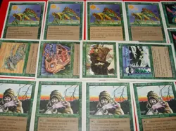 MTG 16x 4th edition scavenger folk cat warriors playlet green magic cards - Image 5