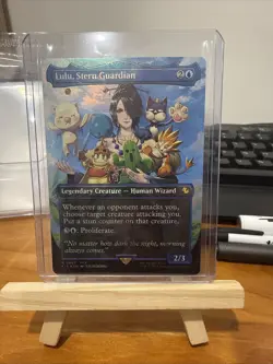 Final Fantasy MTG Lulu, Stern Guardian Borderless - Chocobo Track Foil English - Image 1