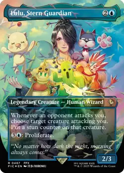 Lulu, Stern Guardian 467 FOIL MTG Borderless Chocobo Track Final Fantasy NM - Image 1
