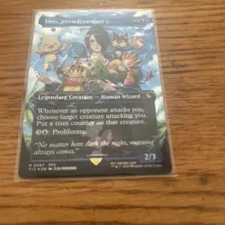 Lulu, Stern Guardian 0467 Borderless Chocobo Track Foil Final Fantasy MTG - Image 3