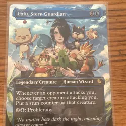 Lulu, Stern Guardian 0467 Borderless Chocobo Track Foil Final Fantasy MTG - Image 4