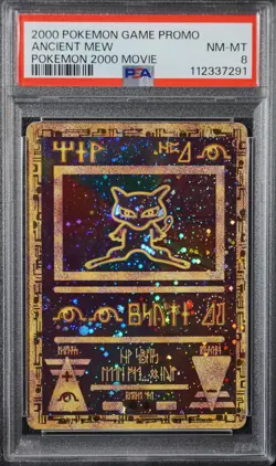 2000 Pokemon Ancient Mew PSA 8 NM-MT Pokemon Movie Game Promo Double Holo Card - Image 3