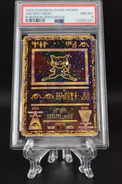 2000 Pokemon Ancient Mew PSA 8 NM-MT Pokemon Movie Game Promo Double Holo Card - Image 4
