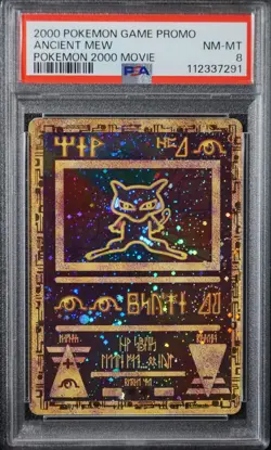 2000 Pokemon Ancient Mew PSA 8 NM-MT Pokemon Movie Game Promo Double Holo Card - Image 5