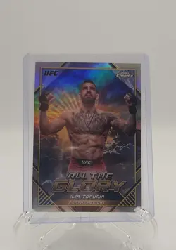2024 Topps Chrome UFC - All the Glory Ilia Topuria #ATG-8 - Image 1