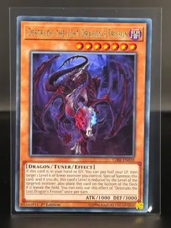YuGiOh Destrudo the Lost Dragon's Frisson Rare 1st Edition CIBR-EN038 - 46 - Image 1