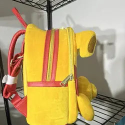 Loungefly Disney Winnie the Pooh Plush Mini Backpack Yellow/Red - Image 4