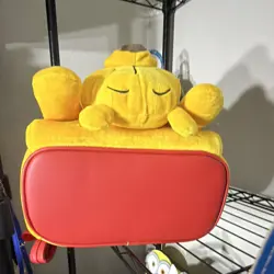 Loungefly Disney Winnie the Pooh Plush Mini Backpack Yellow/Red - Image 5