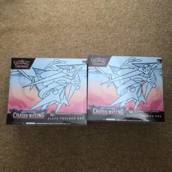 Pokemon Center Exclusive Chaos Rising Elite Trainer Box x2 ⭐ ETB - Image 1