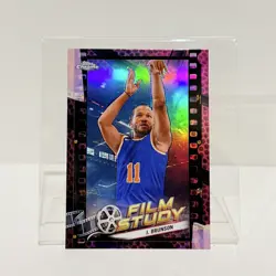 2023-24 Topps Chrome - Film Study Jalen Brunson #FS-16 Pink Basketball Refractor - Image 1