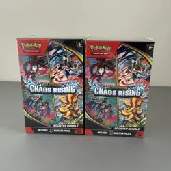 Pokemon Mega Evolution: Chaos Rising Booster Bundle - FACTORY SEALED x2 - Image 1