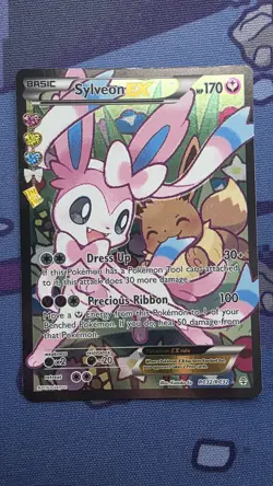Sylveon EX RC32 Full Art Holo Pokemon Card Generations Radiant Collection LP/NM - Image 1