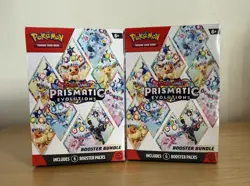 Pokemon TCG Prismatic Evolutions Booster Bundle Factory Sealed, X2 - Image 1