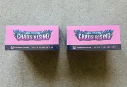 Pokemon TCG Chaos Rising Pokemon Center ETB - Brand New & Sealed x2 - Image 2