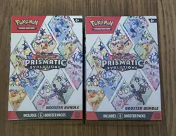 Prismatic Evolutions Booster Bundle X2 New and Sealed - Image 1