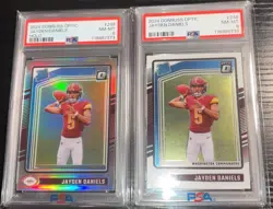 Panini 2024 Donruss Optic Jayden Daniels Rated Rookie #248 PSA 8 Lot x2 - Image 5