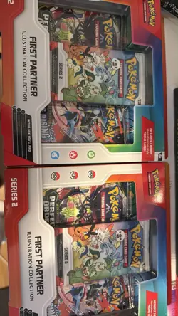 Pokemon TCG First Partner Illustration Collection Series 2 Box x2 English 2021 - Image 1