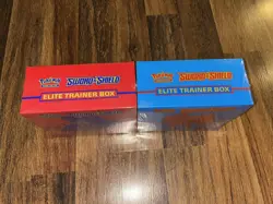 Pokemon TCG Sword & Shield Base Set Elite Trainer Box ETB Lot (x2) 820650104459 - Image 3
