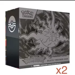 x2 **PRESALE** PITCH BLACK POKEMON CENTER ETB - Pokemon TCG Elite Trainer Box - Image 1