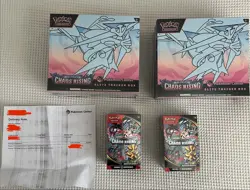 Pokemon TCG Chaos Rising Pokemon Center ETB X2 Booster Bundle X2 FACTORY SEALED - Image 1