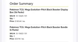 Pokemon TCG pitch black Booster Box x1 & booster Bundle x2 Preorder 17/07 - Image 2