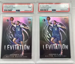 2025-26 Topps Levitation - Cooper Flagg (RC) Mint PSA 9 (x2 Cards) - Image 1
