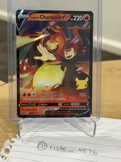 Pokemon Lance's Charizard V - SWSH133 - Celebrations 25th - Promo (x2) - Image 2