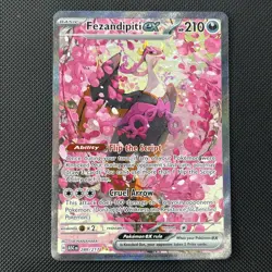 Pokemon TCG Fezandipiti EX SIR 288/217 Ascended Heroes NM - Image 1
