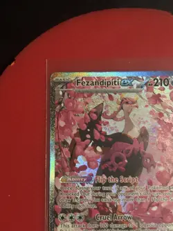 Fezandipiti ex SIR 288/217 NM Pokemon Ascended Heroes Full Art - Image 2